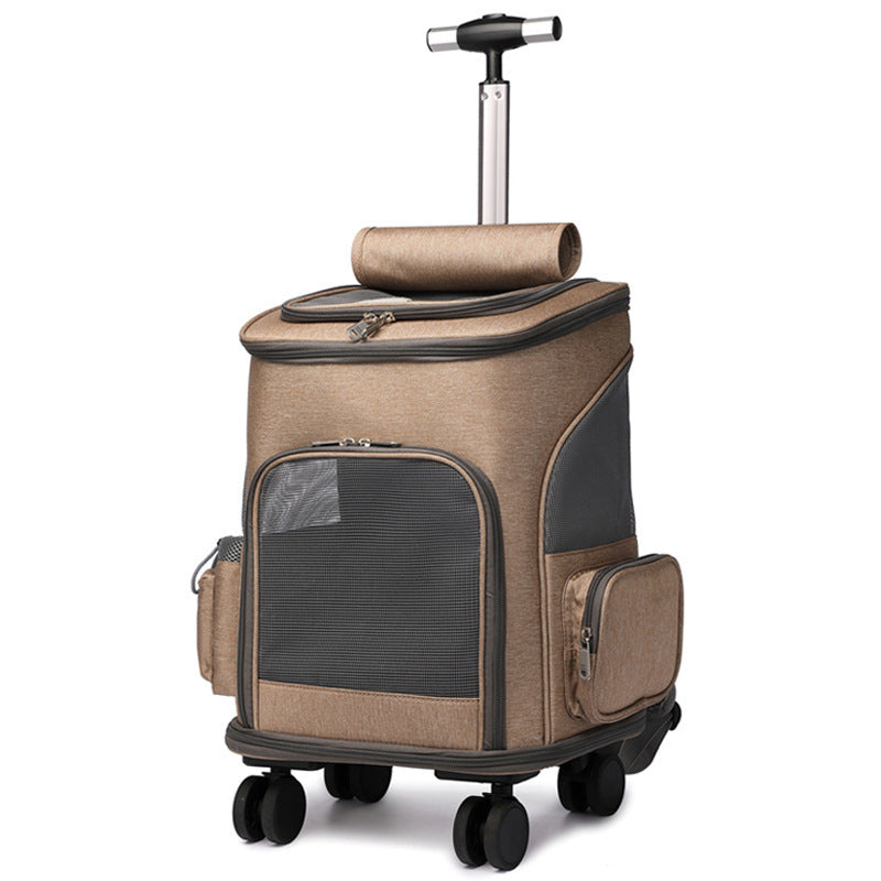 PETCUTE Pet Carrier Rugzak Hond Carrier Rugzak huisdier reizen rugzak Luchtvaartmaatschappij Goedgekeurde huisdier draagtas Outdoor Fietsen, Wandelen