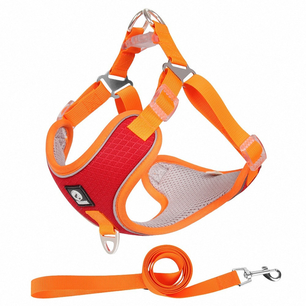 Breathable Pet Harness Adjustable Leash - The Paw Father