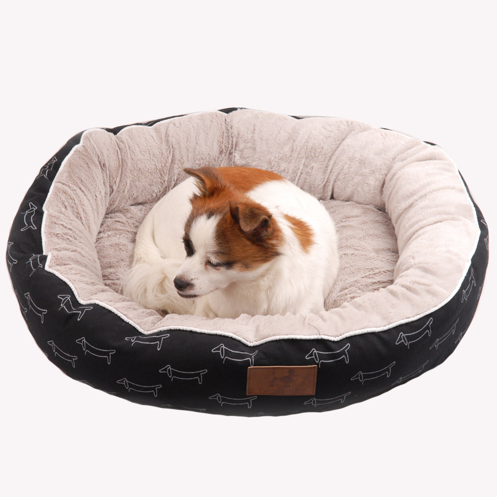 Round dog bed - The Paw Father