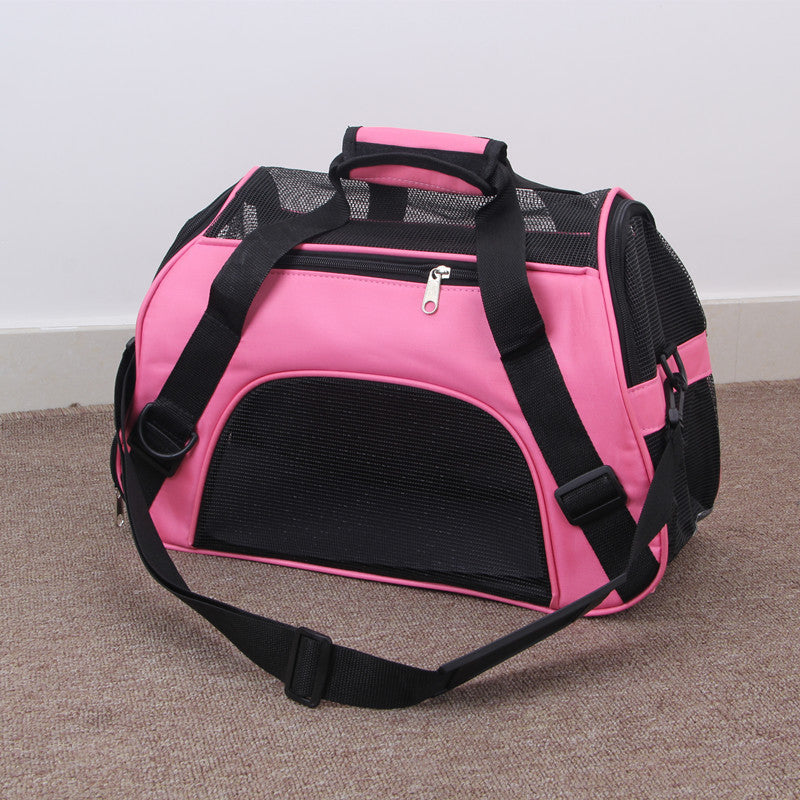 Portable Pet Mesh Carrier Bag - The Paw Father