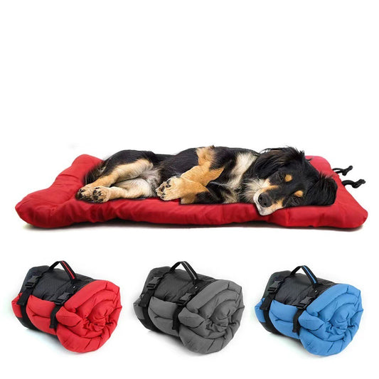 Outdoor Dog Bed Portable Camping Travel Dog Bed Soft Comfortable Waterproof Non-Slip Machine Washable Easy To Clean Pet Mat For Small Medium And Large Dog And Cat