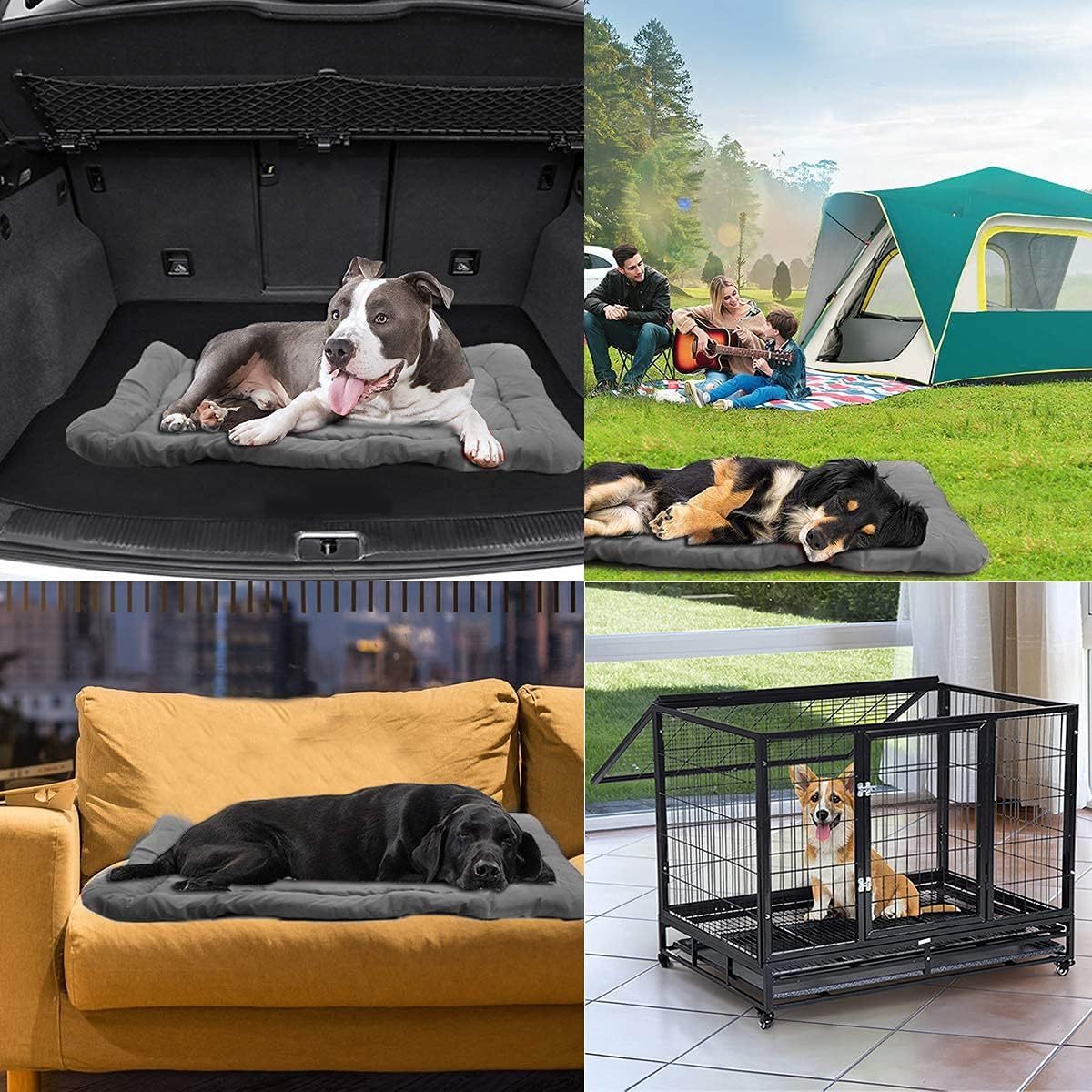 Outdoor Dog Bed Portable Camping Travel Dog Bed Soft  Comfortable Waterproof Non-Slip Machine Washable Easy To Clean Pet Mat For Small Medium And Large Dog And Cat