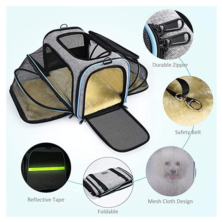 Expandable Foldable Soft Dog Carrier - The Paw Father