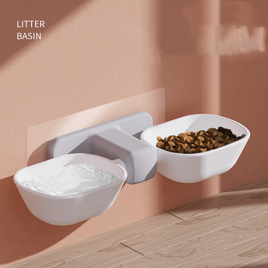 Double Bowl With Adjustable Height Automatic Feeder - The Paw Father